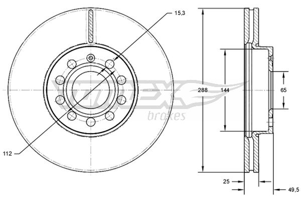 TOMEX Brakes TX 71-31...